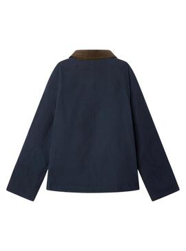Giacca Pepe Jeans Erica blu marino per ragazza