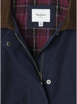 Giacca Pepe Jeans Erica blu marino per ragazza