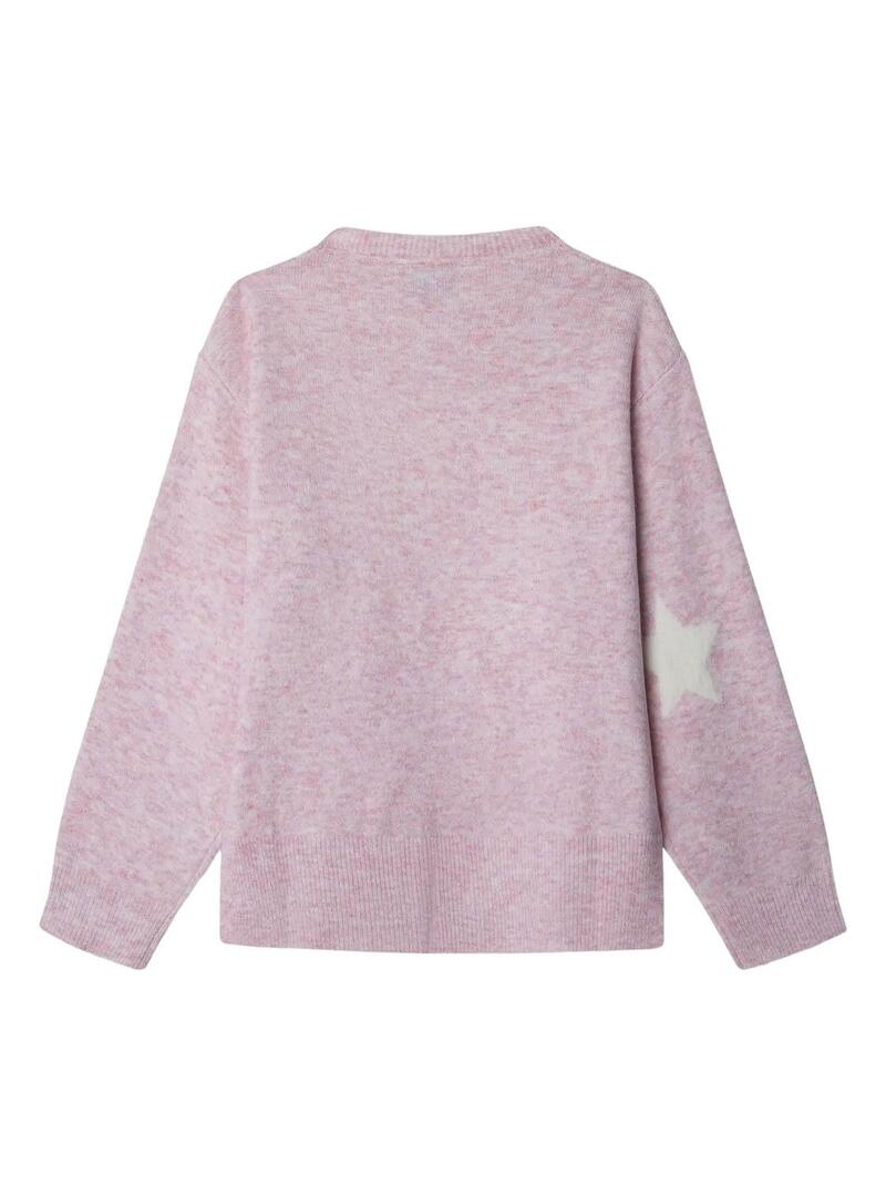 Maglia Pepe Jeans Bekky rosa per bambina