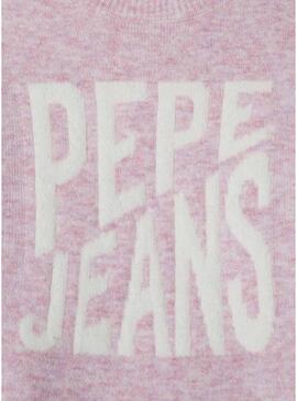 Maglia Pepe Jeans Bekky rosa per bambina