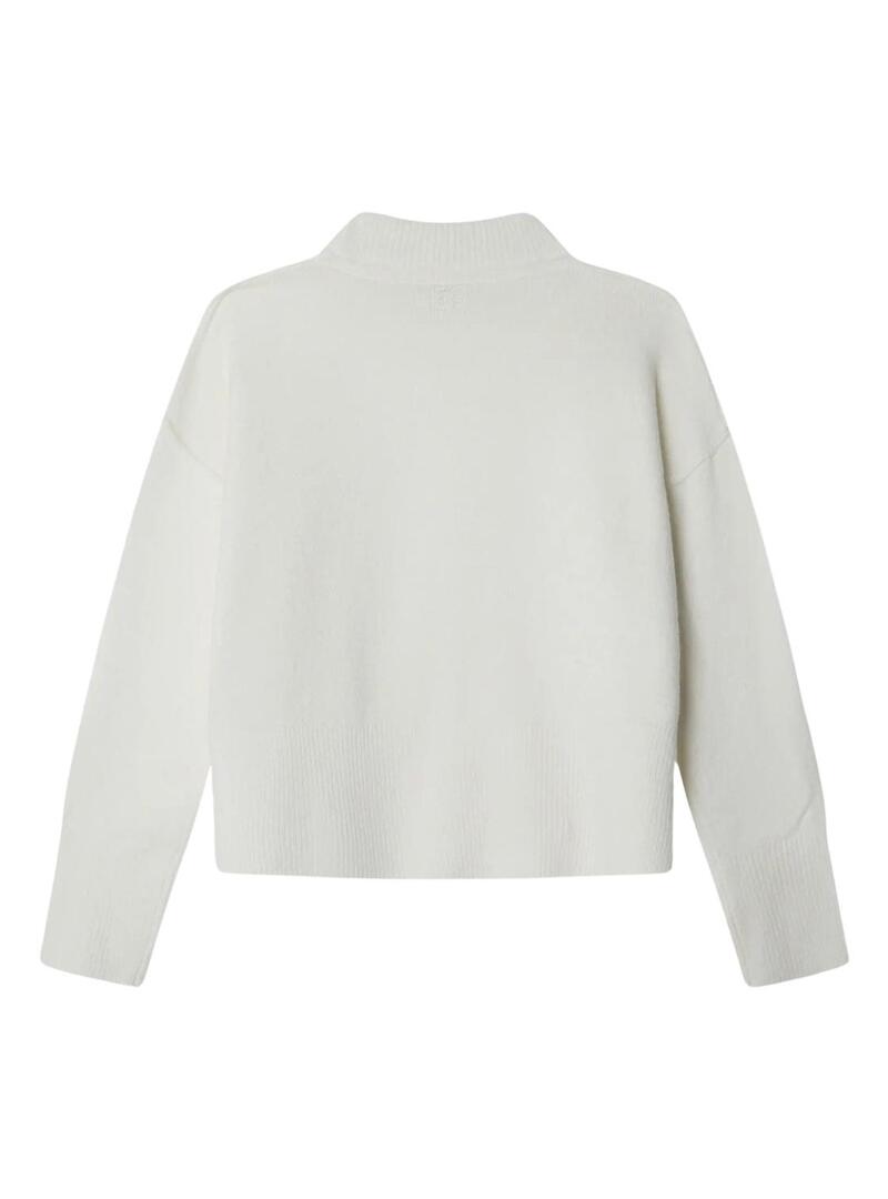Maglia Pepe Jeans Bibby bianca per bambina
