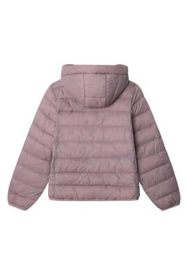 Giacca trapuntata Pepe Jeans Dahlia rosa ragazza