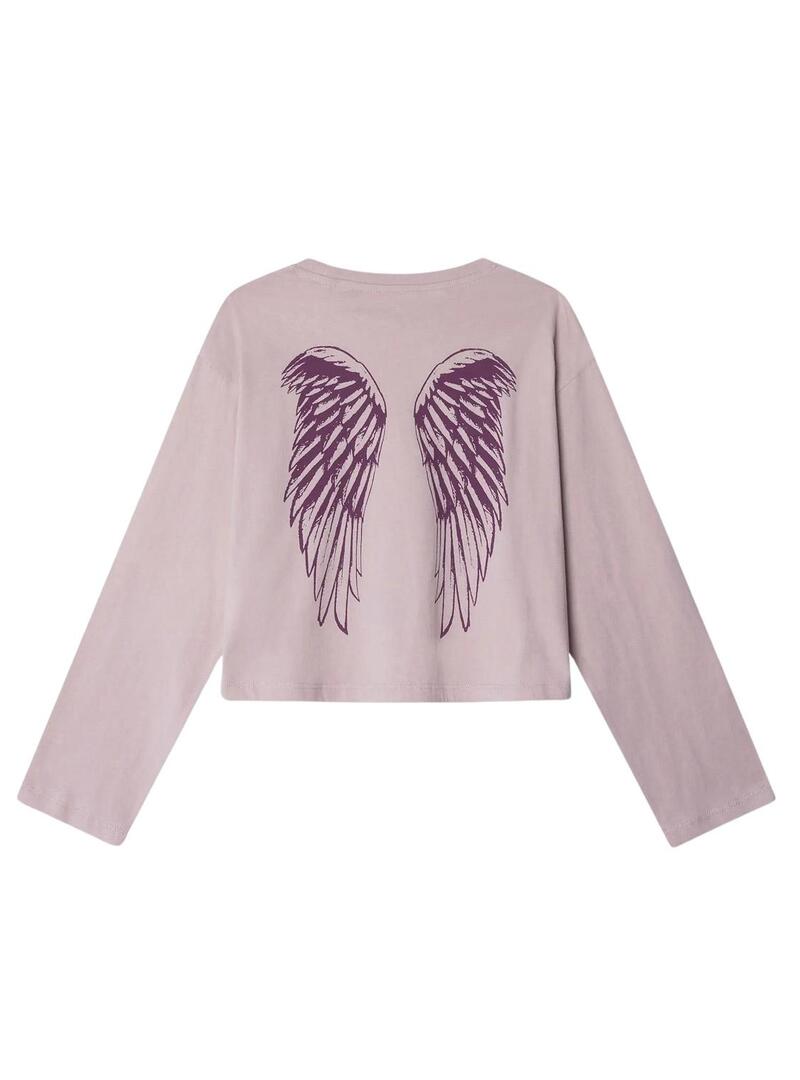 Maglietta Pepe Jeans Ally rosa per ragazza