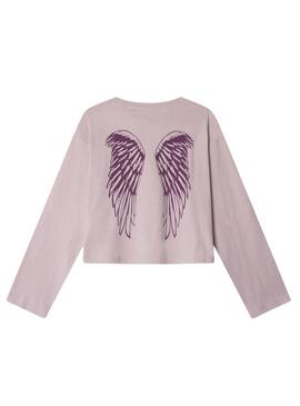 Maglietta Pepe Jeans Ally rosa per ragazza