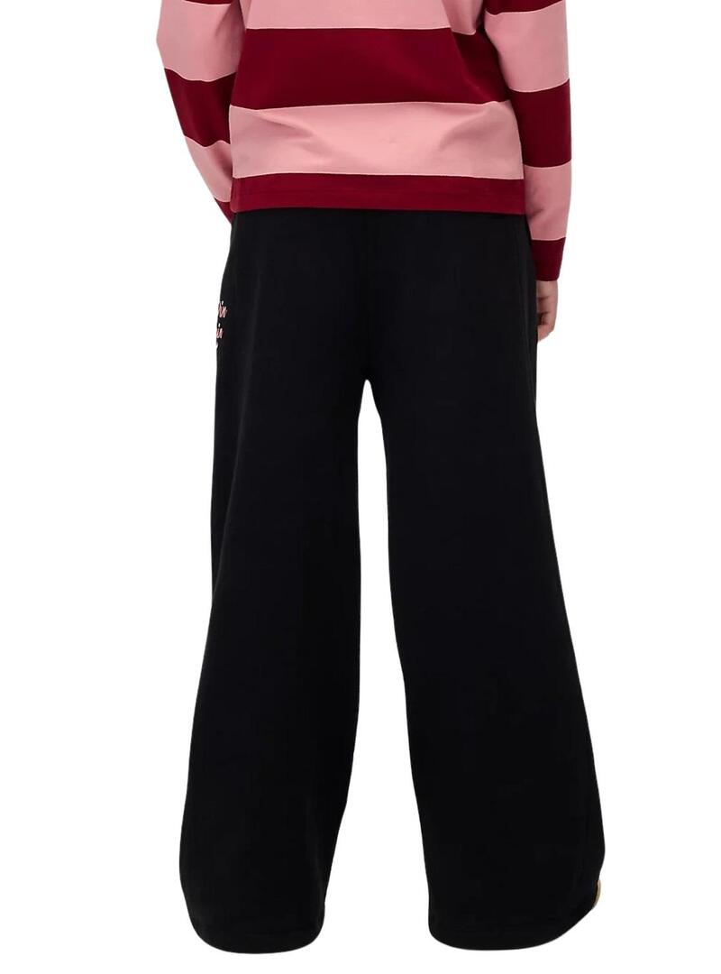 Pantaloni sportivi neri per bambina Calvin Klein