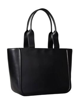 Borsa Calvin Klein Jeans Bold tote nera per donna