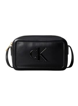 Borsa Calvin Klein Jeans Bold Camera nera per donna