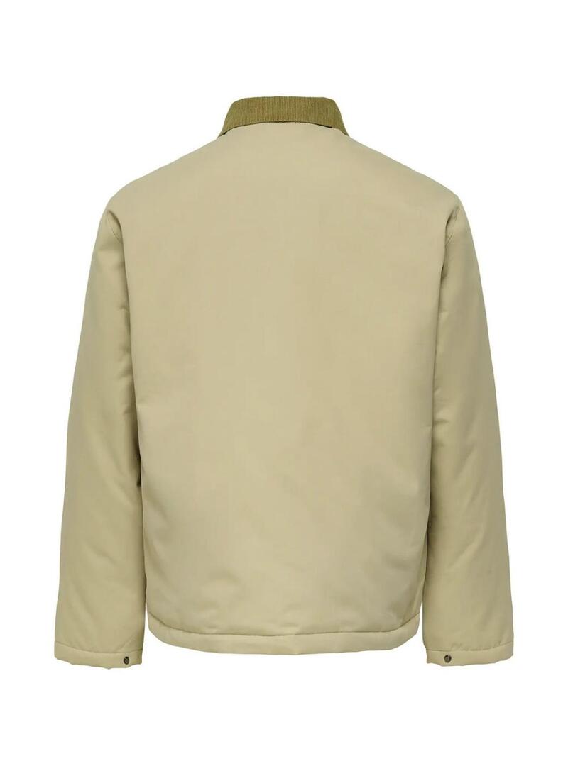 Giacca Only and Sons Kosmo beige per uomo