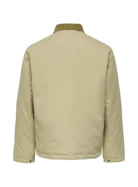 Giacca Only and Sons Kosmo beige per uomo