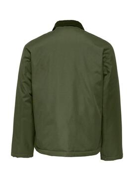 Cappotto verde Only and Sons Kosmo per uomo
