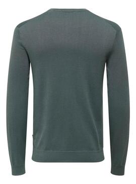Maglione Only and Sons Wyler petrol per uomo