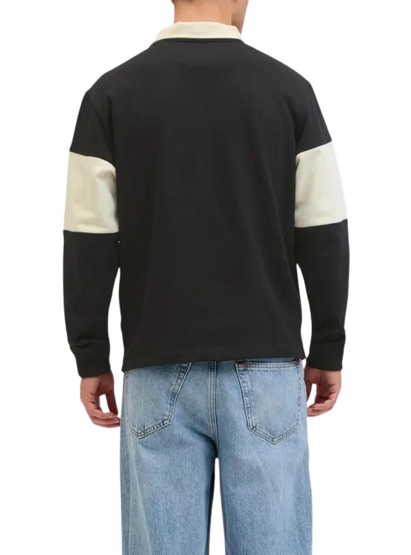 Polo Jack and Jones Norrebro blu e beige per uomo.
