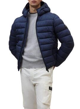 Giacca Ecoalf Aspen blu per uomo.