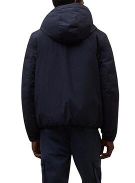 Giacca Ecoalf Cartes blu scuro per uomo.