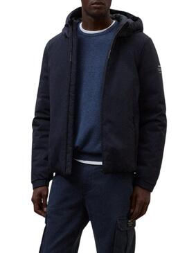 Giacca Ecoalf Cartes blu scuro per uomo.