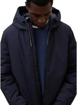 Giacca Ecoalf Cartes blu scuro per uomo.