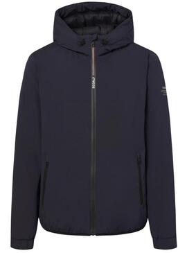 Giacca Ecoalf Cartes blu scuro per uomo.