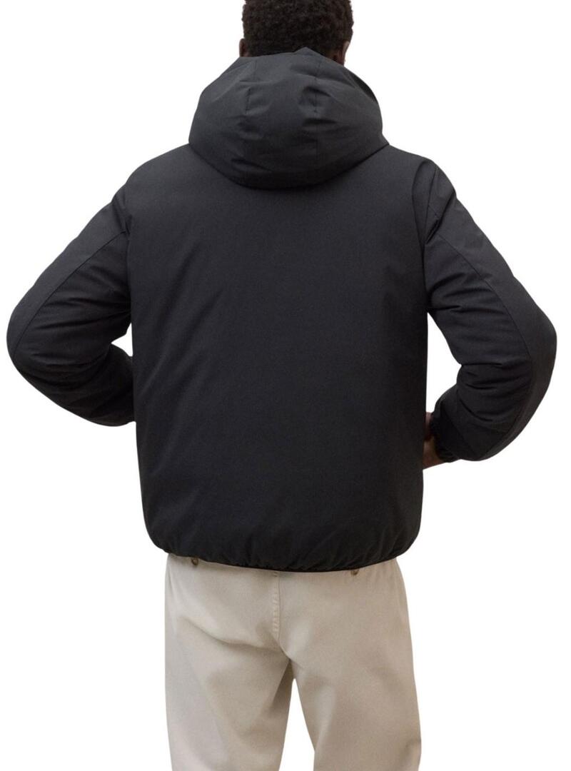 Giacca Ecoalf Cartes nera per uomo.