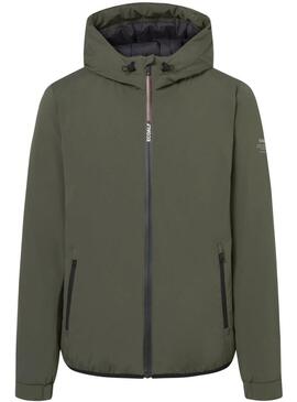 Giacca Ecoalf Cartes verde per uomo.