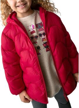 Giaccone Mayoral soft rosso per bambina