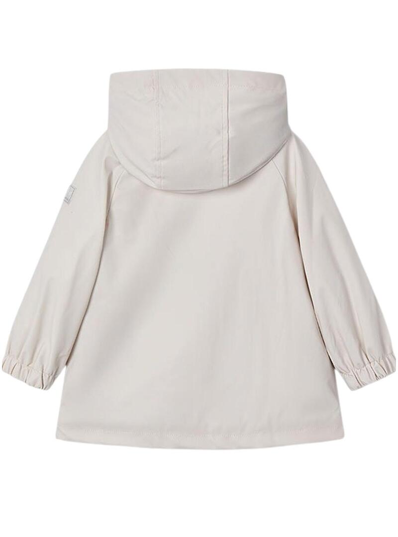Impermeabile beige per bambina Mayoral.