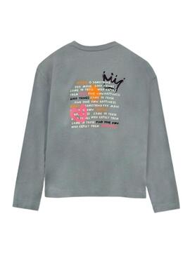Maglietta oversize verde Mayoral per bambina