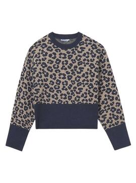 Maglia Mayoral leopardo per bambina.