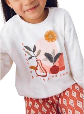 Set Mayoral con leggings estampados y camiseta para niña.