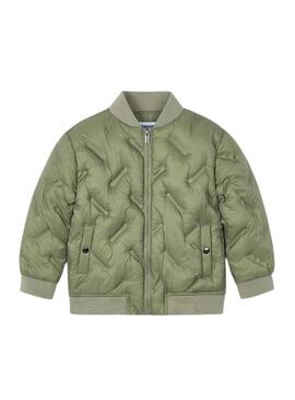 Bomber Mayoral trapuntata verde unisex