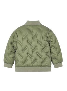 Bomber Mayoral trapuntata verde unisex