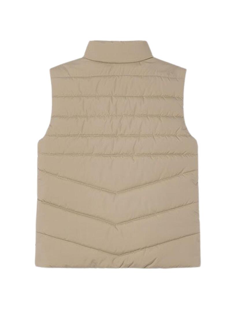 Gilet Mayoral imbottito color tostato per bambino