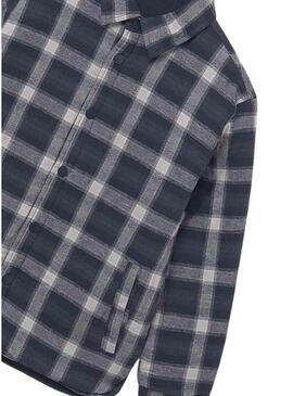 Camicia da uomo Mayoral reversibile blu navy