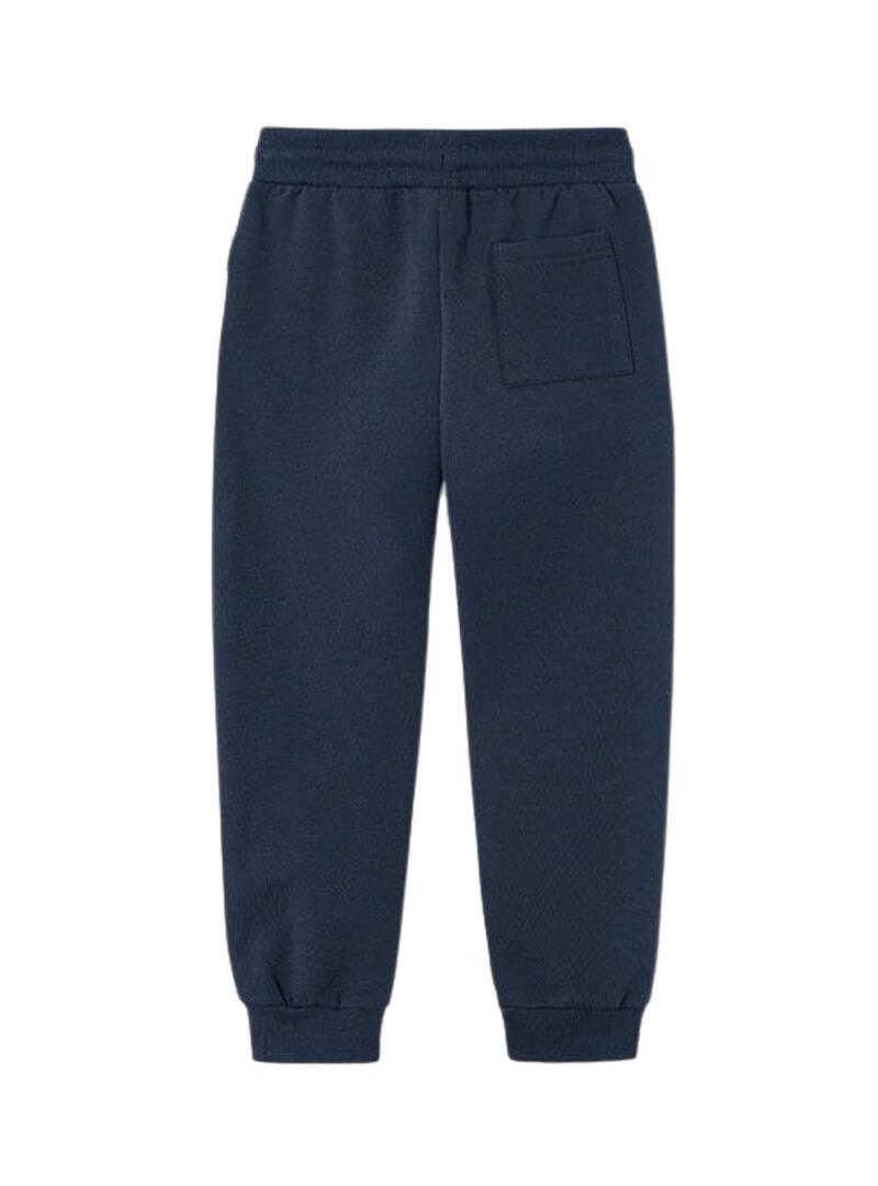 Pantaloni sportivi Mayoral di base blu marino per bambino