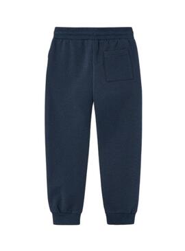 Pantaloni sportivi Mayoral di base blu marino per bambino