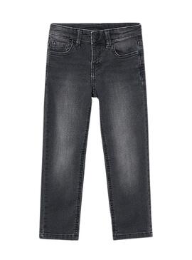 Pantaloni in denim Mayoral grigi aderenti per bambino