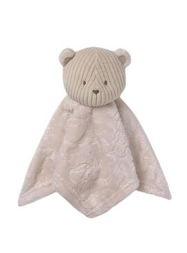 Set Mayoral in coperta e passegino beige per neonato.