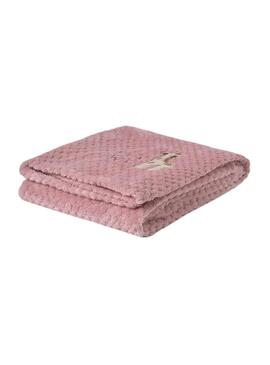 Coperta Mayoral in doppio pelo rosa per bambini