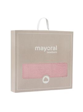 Coperta Mayoral in doppio pelo rosa per bambini