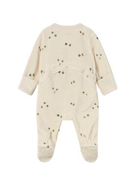 Pigiama Mayoral in pile stampato beige per bambini