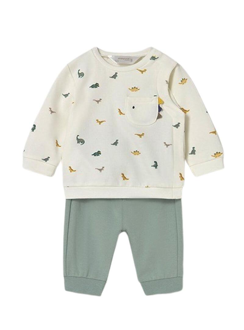 Set 4 pezzi Mayoral dinosauro per bambino