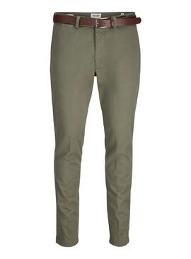 Pantaloni Jack and Jones Marco verde per uomo