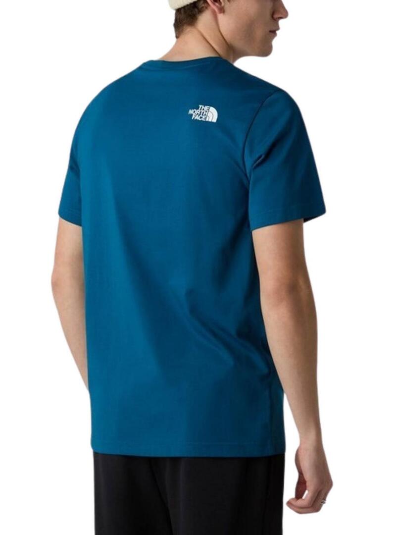 Maglietta The North Face Easy blu per uomo