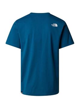 Maglietta The North Face Easy blu per uomo