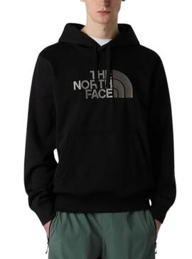 Felpa The North Face Drew Peak nera per uomo.