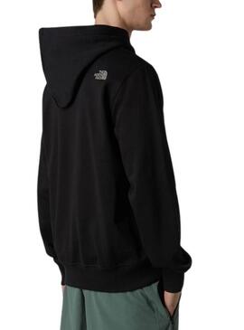 Felpa The North Face Drew Peak nera per uomo.