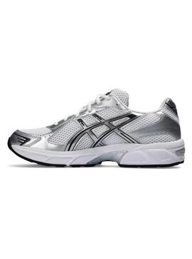 Scarpe Asics Gel 1130 bianche e argento per donna