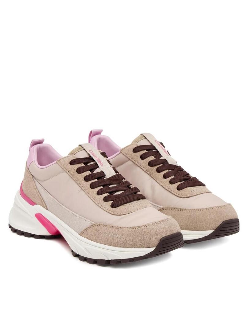 Sneakers Calvin Klein Jeans Hike Runner rosa per donna