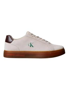Sneakers Calvin Klein Jeans Classic Cupsole beige per uomo