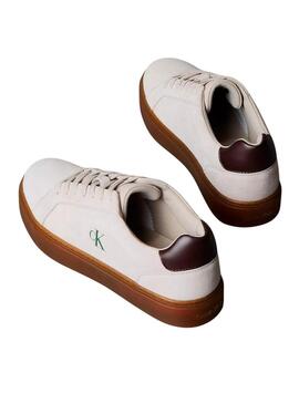 Sneakers Calvin Klein Jeans Classic Cupsole beige per uomo