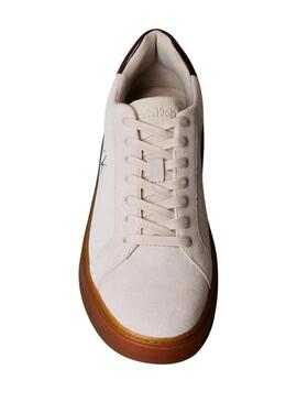 Sneakers Calvin Klein Jeans Classic Cupsole beige per uomo